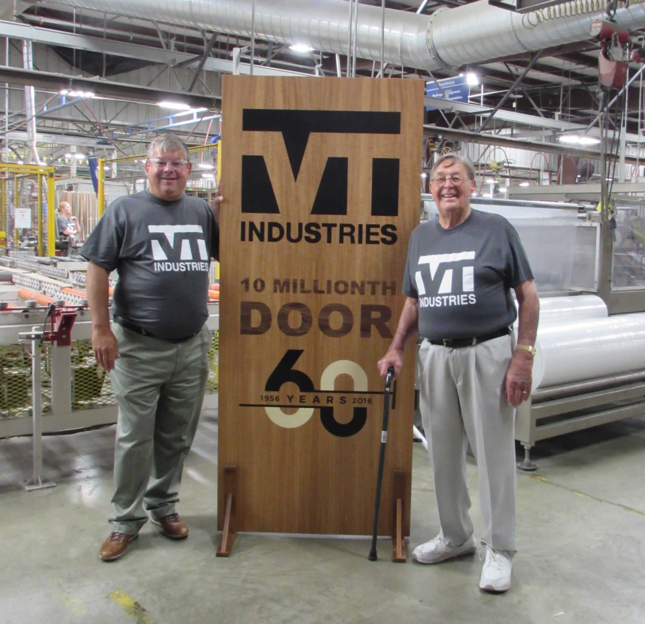 Doug and Roger Clausen 10 Millionth Door