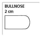 2 cm Bullnose