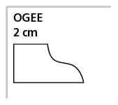 2 cm Ogee