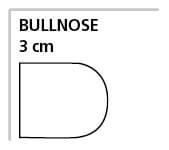 3 cm Bullnose
