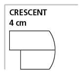 4 cm Crescent