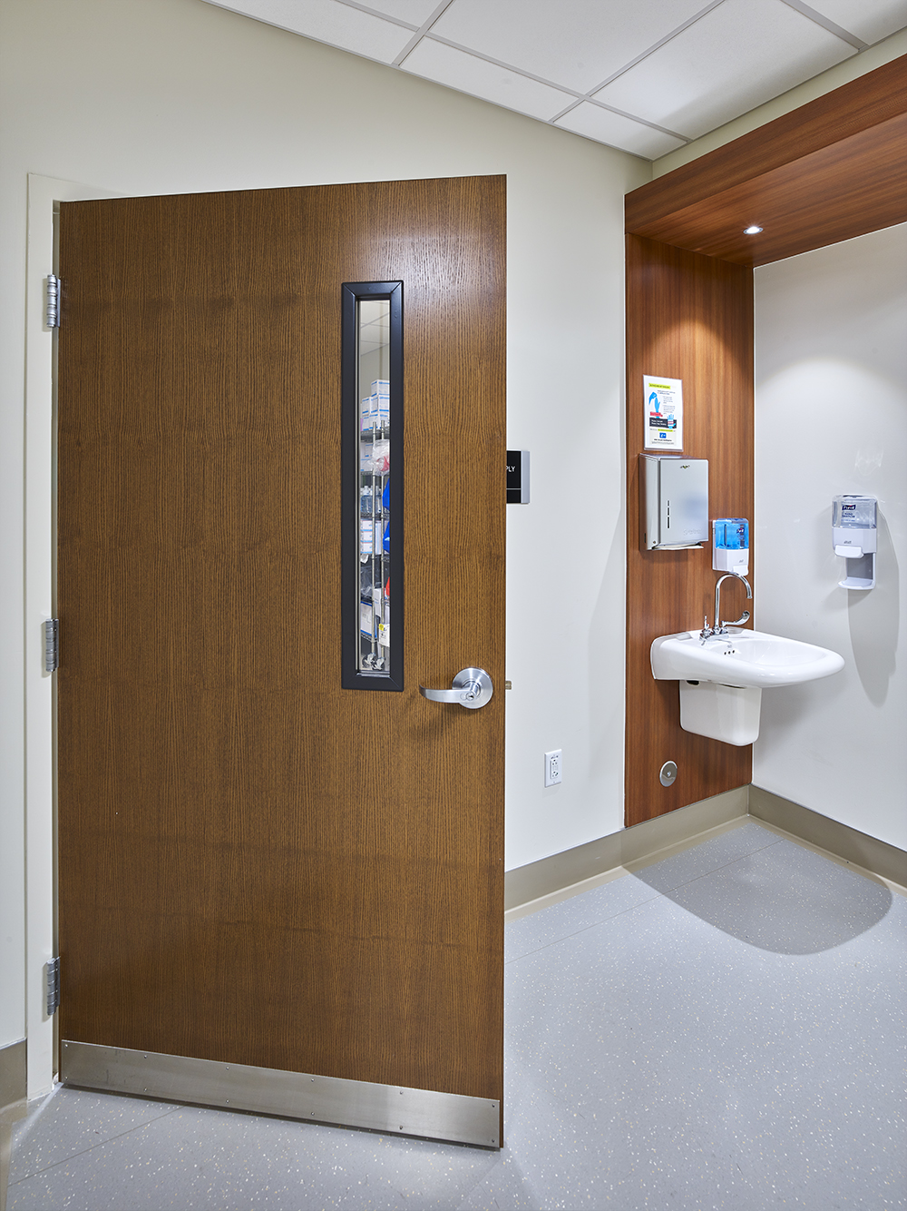 Cypress Creek Medical Pavilion, Flush Wood Veneer