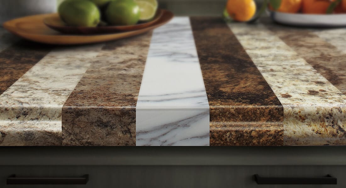 Formica Countertops Look Luxe With Unique Edging! - Formica